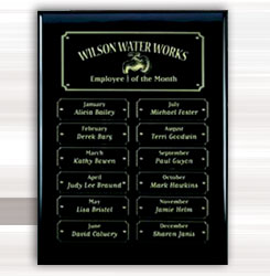 Piano Finish Perpetual Plaques